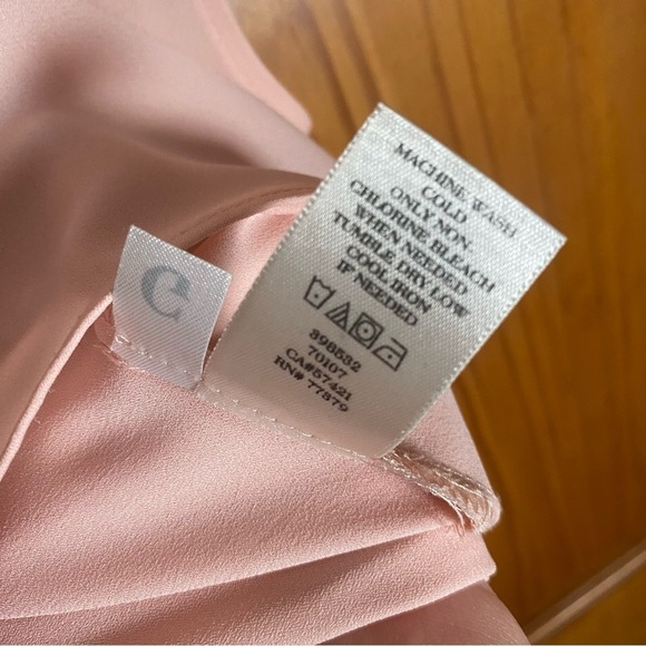 Ann Taylor Petite Baby Pink Sleeveless Ruffled Tank Top - Picture 5 of 6